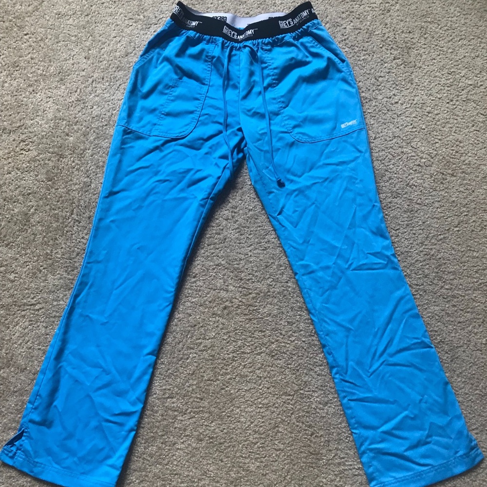 Light Blue Scrub Pants